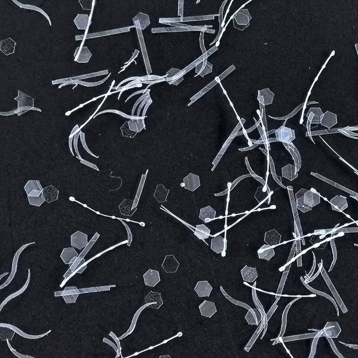 印刷荧光纤维片